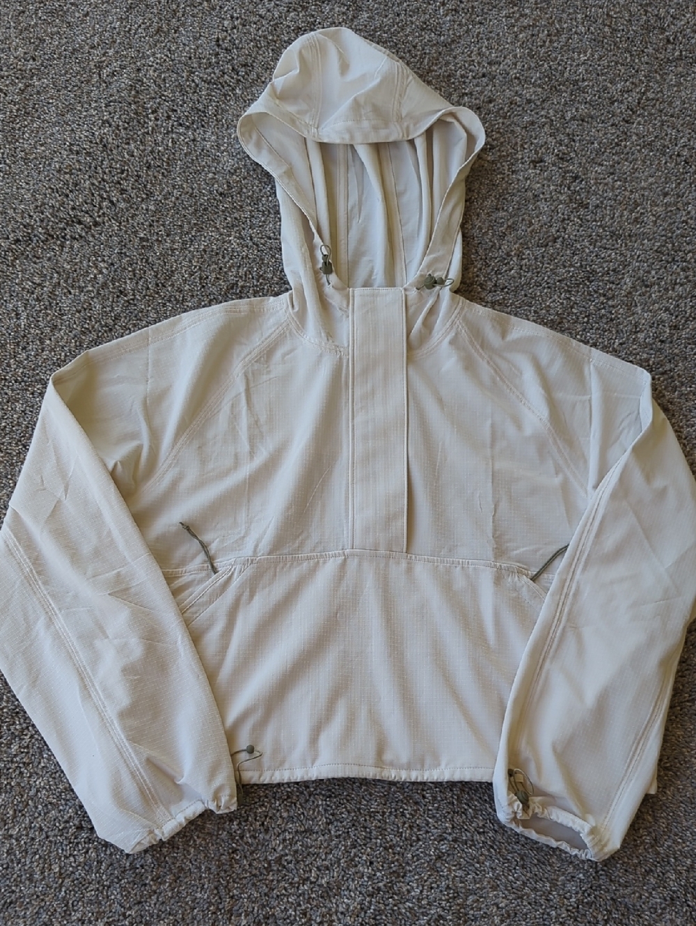 Athleta Popover Hoodie - Bone S